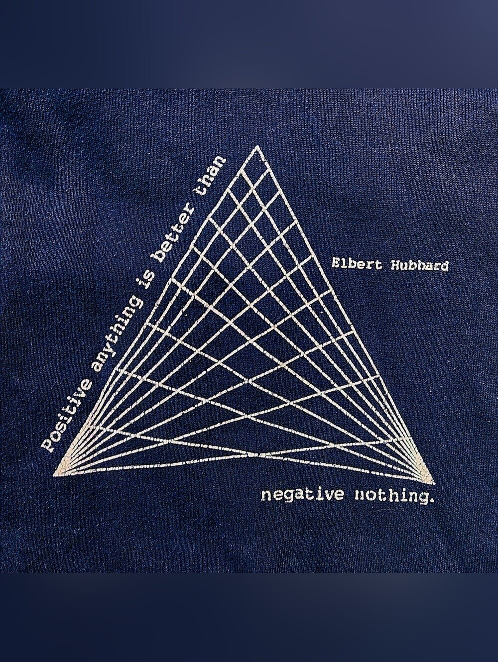 Elbert Hubbard Positive Negative Hoodie